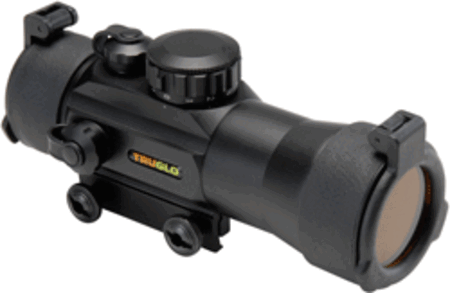 TruGlo TG8030B2 Traditional 2x 42mm 39mm Tube 2.5 MOA Red Dot Reticle For Shotguns/Handguns/Rifles/Muzzleloaders/Airguns/Crossbows