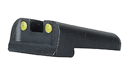TruGlo TG131XTY TFO Black | Green Tritium & Fiber Optic Front Sight Yellow Tritium & Fiber Optic Rear Sight