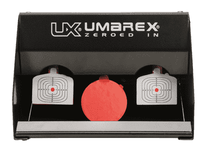 Umarex USA 2218075 Trap Shot Re-Setable Steel Red/White Target Air Rifle