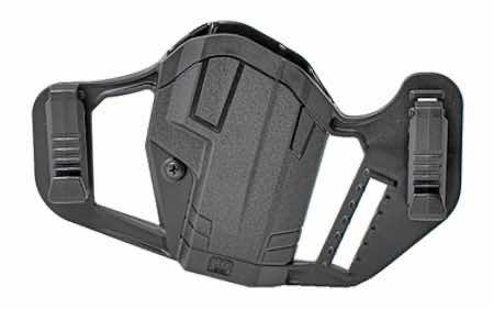 Uncle Mike's 79130 Apparition IWB/OWB Black Polymer Belt Clip Compatible w/Glock 43/43X Ambidextrous