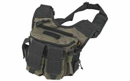 US PeaceKeeper P20305 Rapid Deployment Pack Shoulder Sling 600D Polyester OD Green/Black