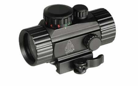 UTG SCPRG40CDQ ITA Black Hardcoat Anodized 1x 4 MOA Red/Green Dot/62 MOA Circle Reticle
