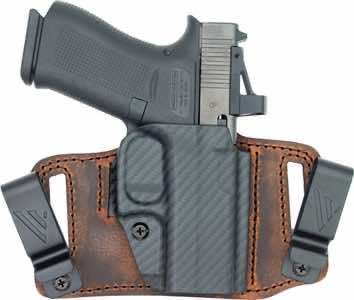 Versacarry INS201365 Insurgent Deluxe IWB/OWB Brown Polymer Belt Clip Fits Sig P365 Right Hand