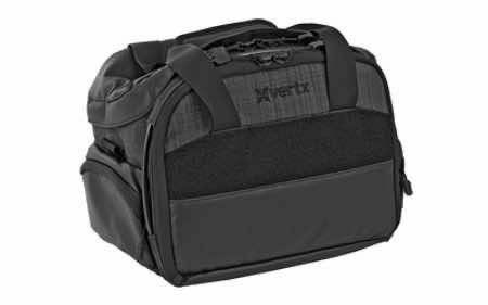Vertx VTX5051HBK/GBK COF Light Range Bag Heather Black with Galaxy Black Accents Nylon with Removable 6-Pack Mag Holder, Rubber Feet & Lockable Zippers