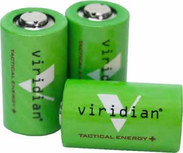Viridian 3500004 CR2 Battery 3.0 Volts 1,050 mAh (3) Single Pack