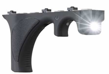 Viridian 9120089 4 LUX 2K Grip Light Black 2000 Lumens White LED