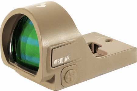 Viridian 9810145 RFX35 Flat Dark Earth 1 x 22 mm x 26 mm 3 MOA Green Dot
