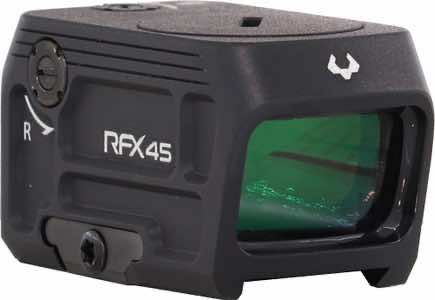 Viridian 9810053 RFX45 Black Anodized 1 x 24 mm x 15.5 mm 5 MOA Green Dot ACRO/RMR