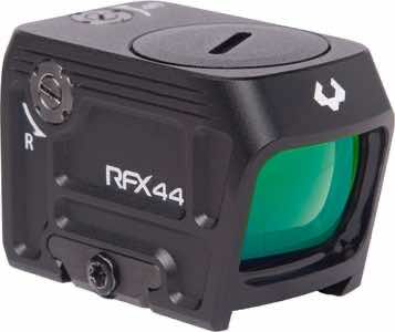 Viridian 9810108 RFX44 Black Anodized 1 x 21 mm x 16.5 mm 5 MOA Green Dot ACRO/Docter/Fast Fire/Venom Footprint