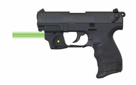 Viridian 9120097 E-Series Fits Walther P22 Green Laser Black Polymer Rail Mount Mount