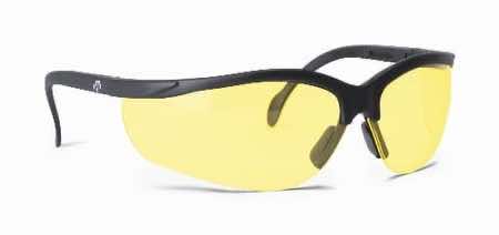 Walker's GWPYLSG Sport Glasses Adult Yellow Lens Polycarbonate Black Frame