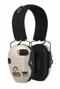 Walker's GWPDRSEM Razor PRO Digital Electronic Muff 23 dB Over the Head Bone/Black Polymer