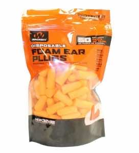 Walker's GWPFP50BAG Foam Ear Plugs Foam 32 dB In The Ear Orange Adult 50 Pair
