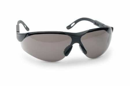 Walker's GWPXSGLICE Sport Glasses Elite Adult Gray Lens Polycarbonate Black Frame