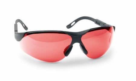 Walker's GWPXSGLVER Sport Glasses Elite Adult Vermilion Lens Polycarbonate Black Frame