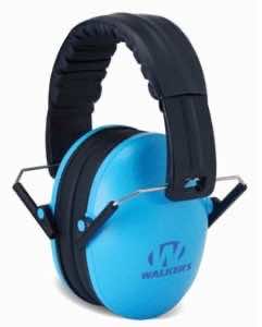 Walker's GWPFKDMBL Baby & Kids Folding Muff 22 dB Over the Head Blue/Black Polymer