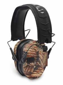 Walker's GWPRSEMBARM Razor Slim Electronic Muff 23 dB Over the Head USA Flag w/Black Polymer