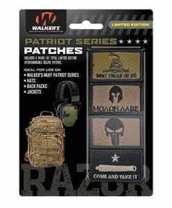 Walkers GXPPATKIT Patriot Muff Patch Kit Come & Take It Version Velcro