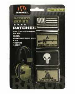 Walkers GXPPATKIT2 Patriot Muff Patch Kit American Flag Version Velcro