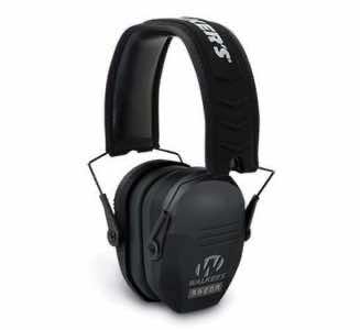 Walker's GWPRSMPAS Razor Slim Passive Muff 27 dB Over the Head Black Polymer