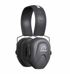 Walker's GWPCRPAS Razor Compact Passive Muff 24 dB Over the Head Black Polymer Fits Youth/Women