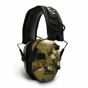 Walker's GWPRSEMMCC Razor Slim Electronic Muff 23 dB Over the Head MultiCam/Black Polymer