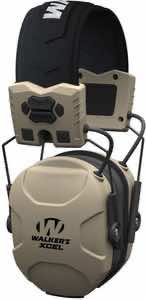 Walker's GWPFKDMCOR Youth Passive Muff 23 dB Over the Head Coral/Black Polymer