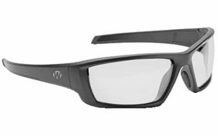 Walker's GWPIKNFF4CLR Ballistic Eyewear IKON Vector Adult Clear Lens Matte Black Frame