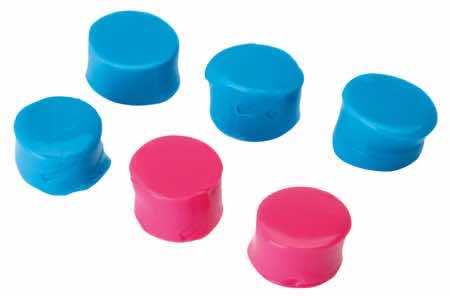 Walker's GWPSILPLGPKTL Silicone Putty Silicone 32 dB In The Ear Pink Teal Adult 3 Pack