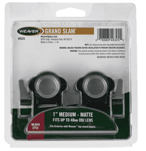 Weaver Mounts 49327 Lever Lok Matte Black 1