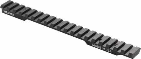Weaver Mounts 99475 Multi-Slot Base Extended Black Anodized Aluminum Fits Mossberg Patriot Short Action