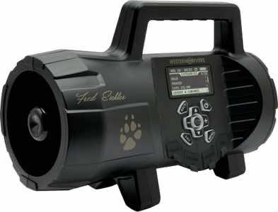 Western Rivers WRC-EGC-SS Eichler Single Speaker Electronic Call Multiple Sounds Attracts Predators Features Remote Control Black Plastic