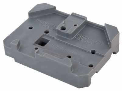 Wheeler 156945 Armorer's Bench Block Gray Plastic Rifle AR Platform