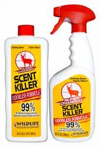 Wildlife Research 559 Super Charged Scent Killer Combo Odor Eliminator, Odorless Scent 24 oz Trigger Spray