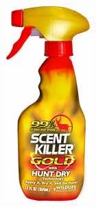 Wildlife Research 1252 Scent Killer Gold Odor Eliminator Odorless Scent 12 oz Trigger Spray