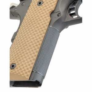 Wilson Combat 100B 1911 Checkered Frontstrap Blued Steel
