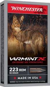 Winchester Ammo X22250PXP Varmint X 22-250Rem 55gr Extreme Point 20 Per Box/10 Case