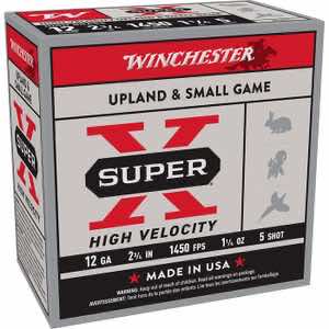 Winchester Ammo X12HV5 Super X High Velocity 12 Gauge 2.75
