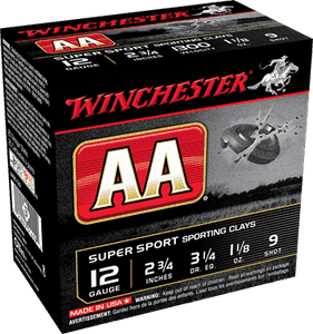 Winchester Ammo AASC207VP AA Sporting Clay 20 Gauge 2.75