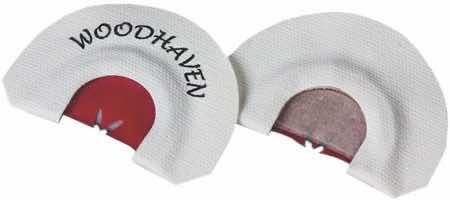 Woodhaven WH013 Red Wasp Diaphragm Call Triple Reed Attracts Turkeys White