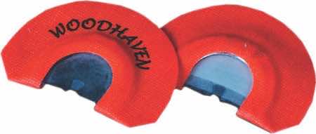 Woodhaven WH197 Toxic Orange Diaphragm Call 2.5 Reed Turkey Hen Sounds Attracts Turkeys Orange