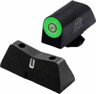 XS Sights XS DXT2 PRO GREEN STD HT FOR GLOCK 42,43,3X,48 SET