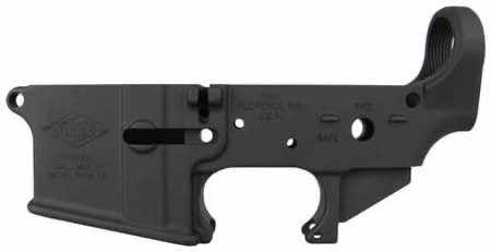 Yankee Hill 125 Stripped Lower Receiver 5.56x45mm NATO 7075-T6 Aluminum Black Anodized for AR-15